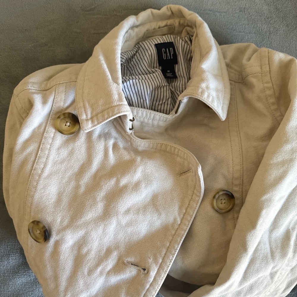 GAP Beige Double breasted Jacket